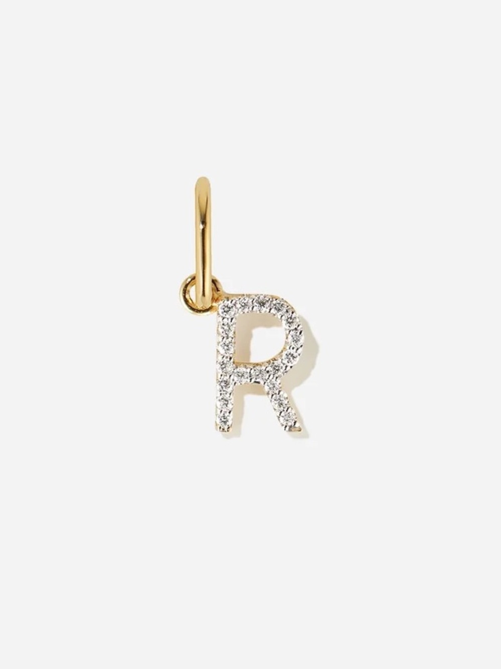 BRUNA THE LABEL LAB-GROWN DIAMOND LETTER CHARM